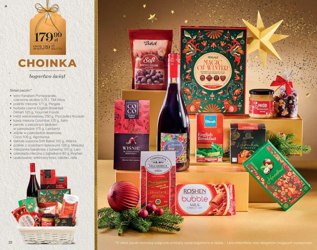 Makro Gazetka - Świat prezentów od 06.10.2025 | Strona: 22 | Produkty: Miód, Pączki, Żurawina, Wino