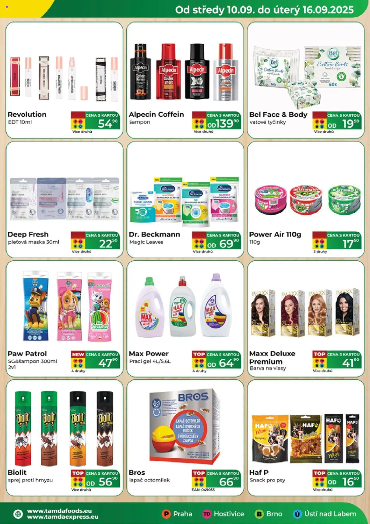 Tamda Foods leták od 10.09.2025 | Strana: 5 | Produkty: Pleťová maska, Tyčinky, Šampon, Maska