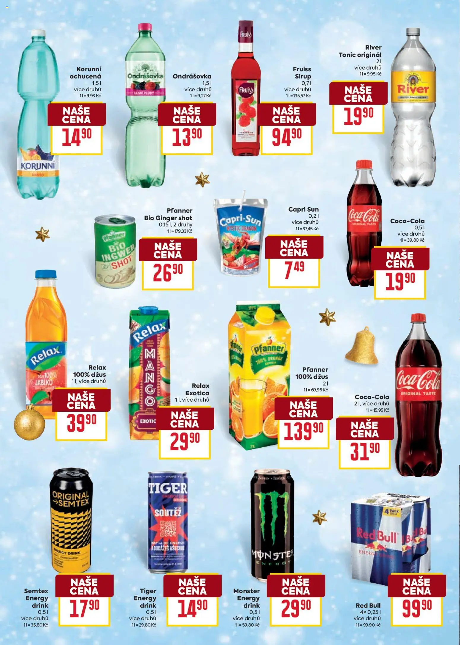 Billa leták - Delikatesy od 03.12.2025 | Strana: 20 | Produkty: Monster, Coca cola, Capri Sun, Cola