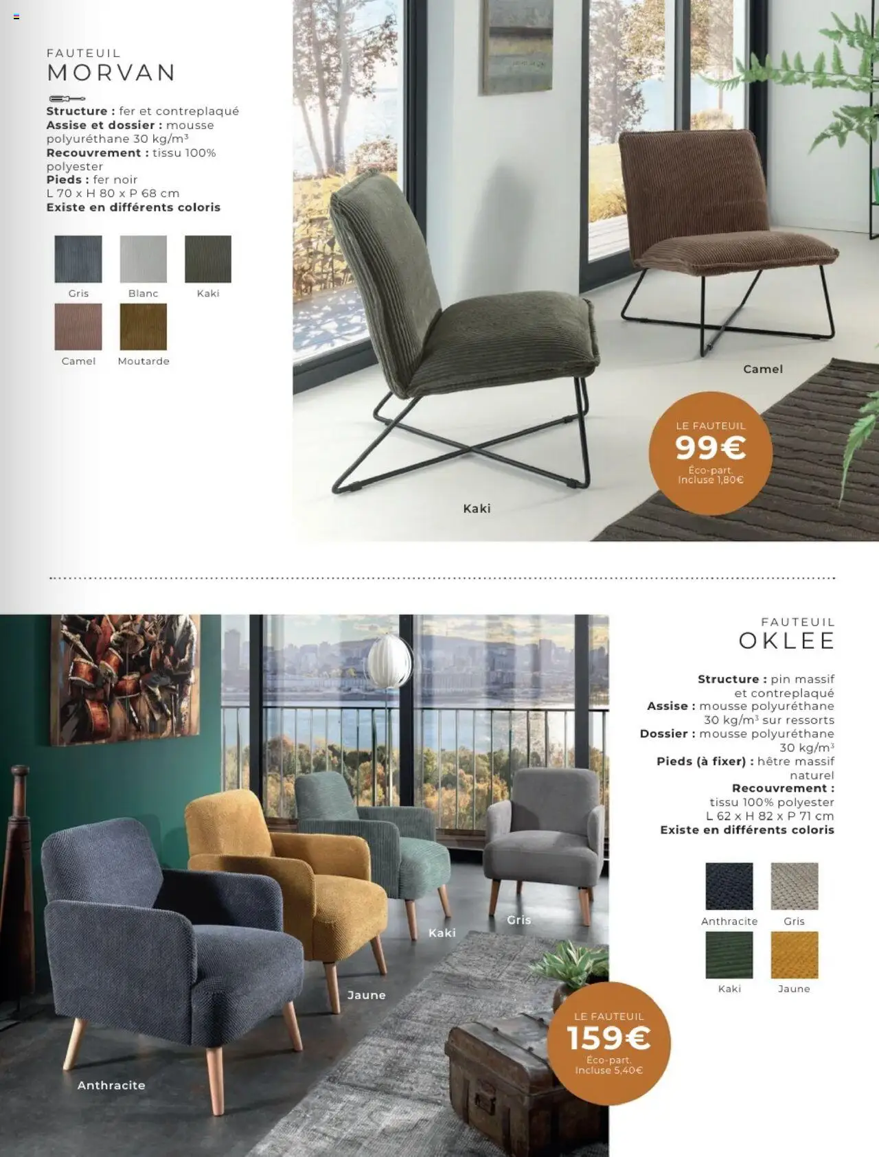 {H1} | Page: 47 | Produits: Kaki, Mousse, Fauteuil, Moutarde