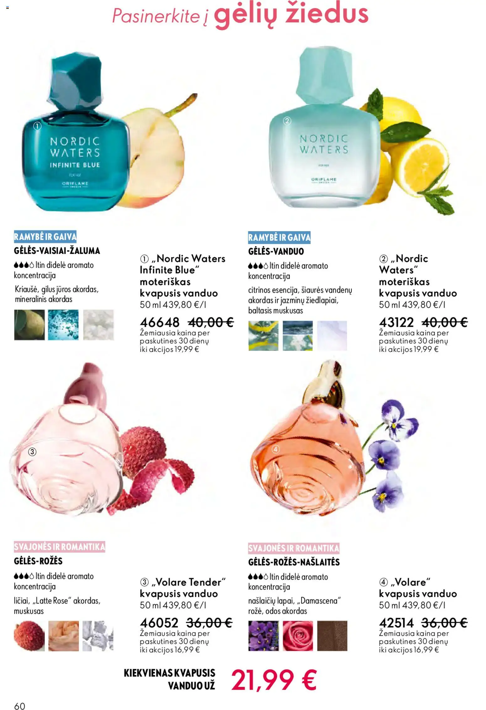 Oriflame akcijos nuo 01.04.2026 | Puslapis: 60 | Prekių: Kvapusis vanduo