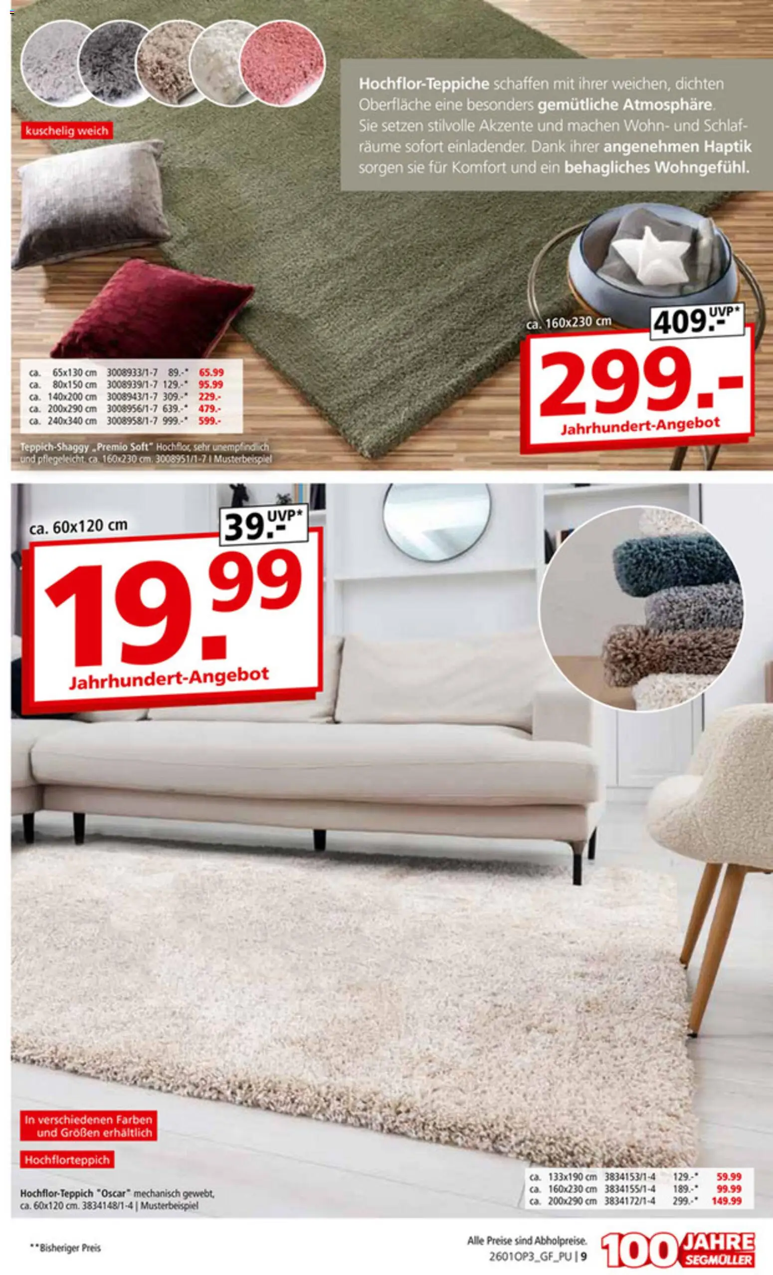 Segmüller Teppich Spezial  – gültig ab 29.12.2025 | Seite: 9
