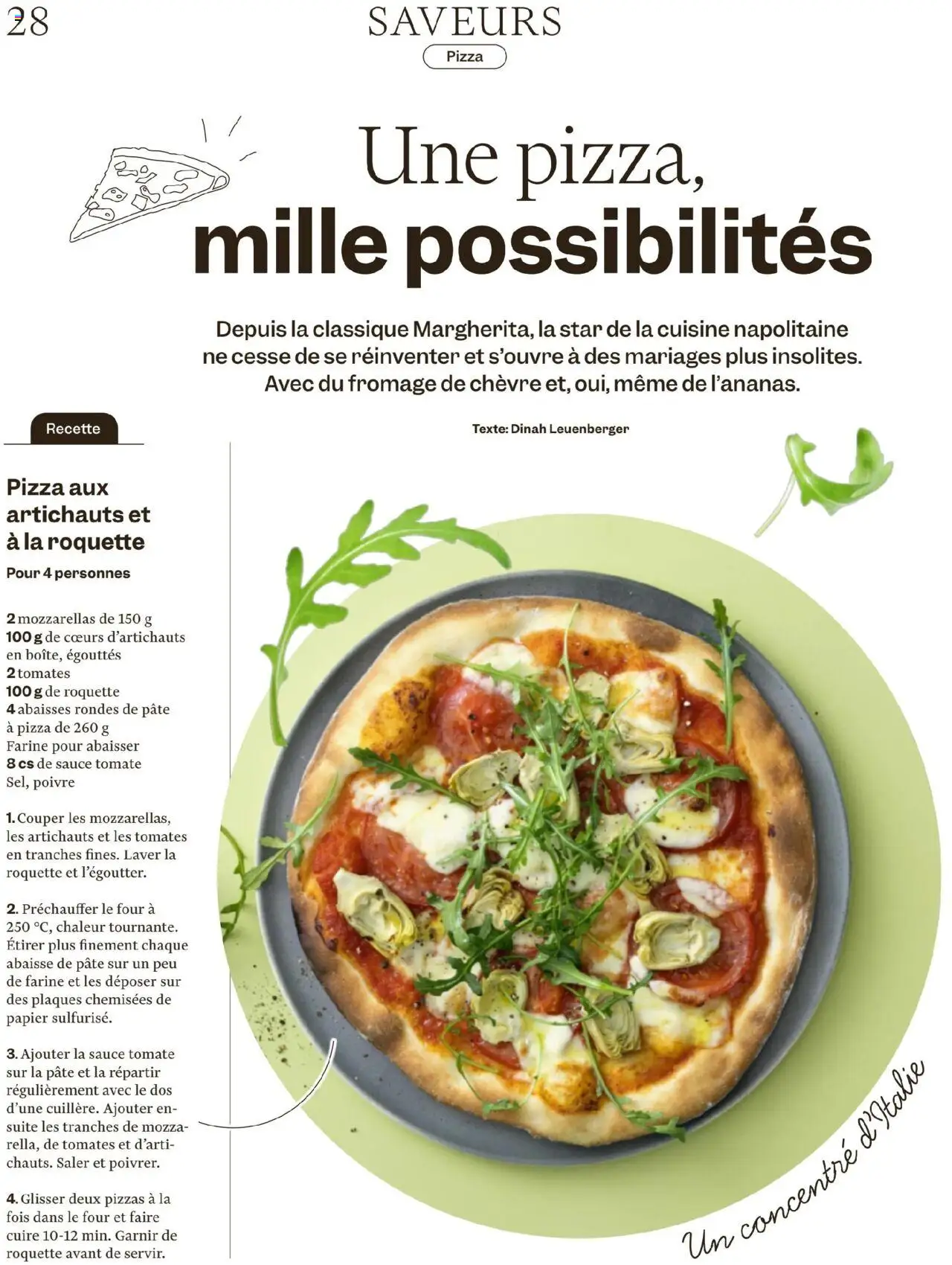 Migros - Magazin FR ab 12.08.2025 | Seite: 28 | Produkte: Pizza