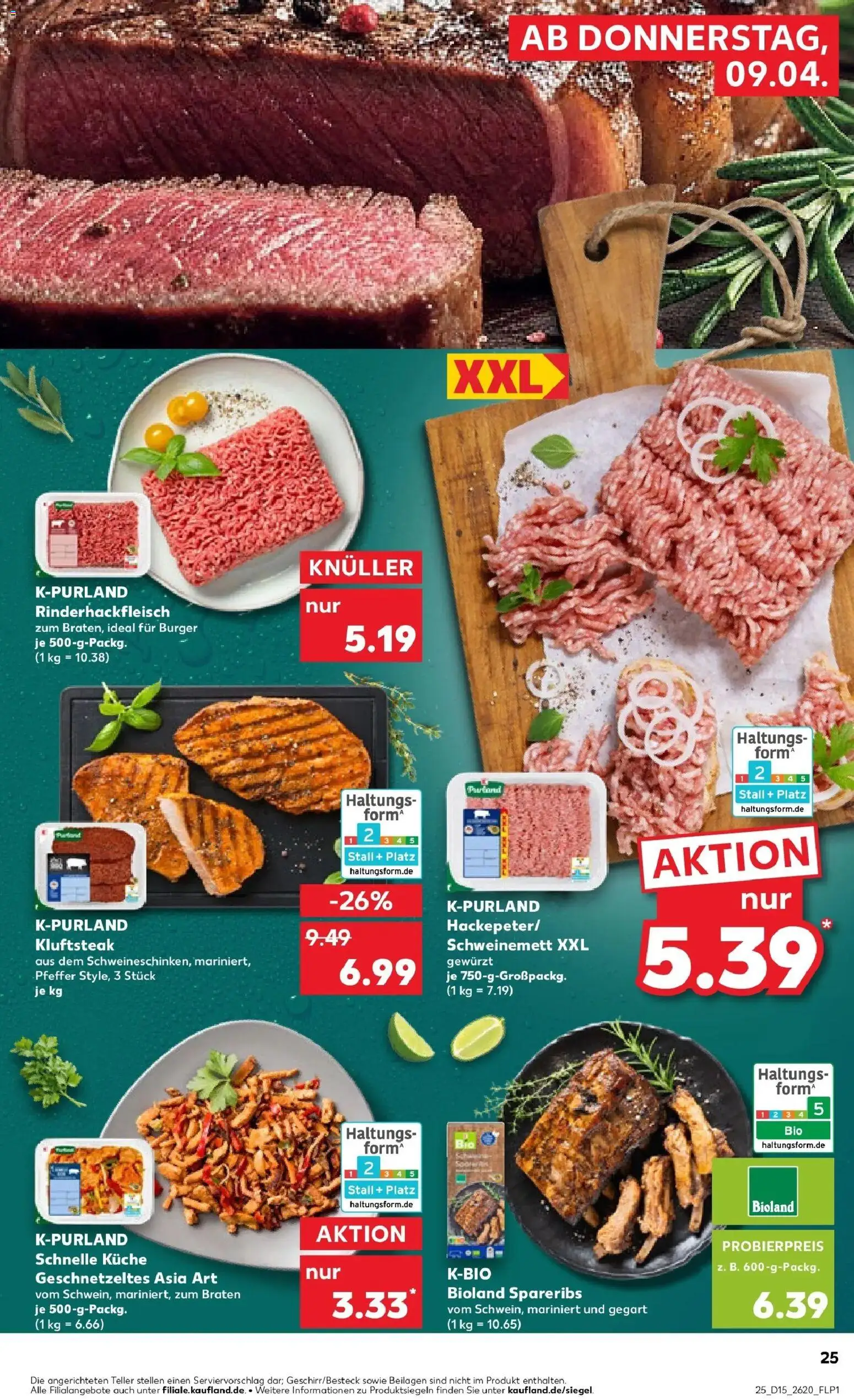 Kaufland Prospekt Bautzen	 – gültig ab 08.04.2026 | Seite: 25 | Produkte: Küche, Burger, Pfeffer, Steak
