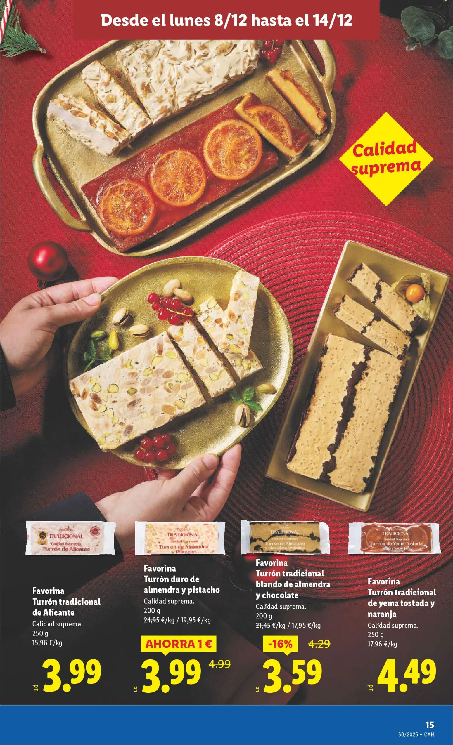 Lidl - Canarias │ válido desde el 08.12.2025 | Página: 25 | Productos: Chocolate