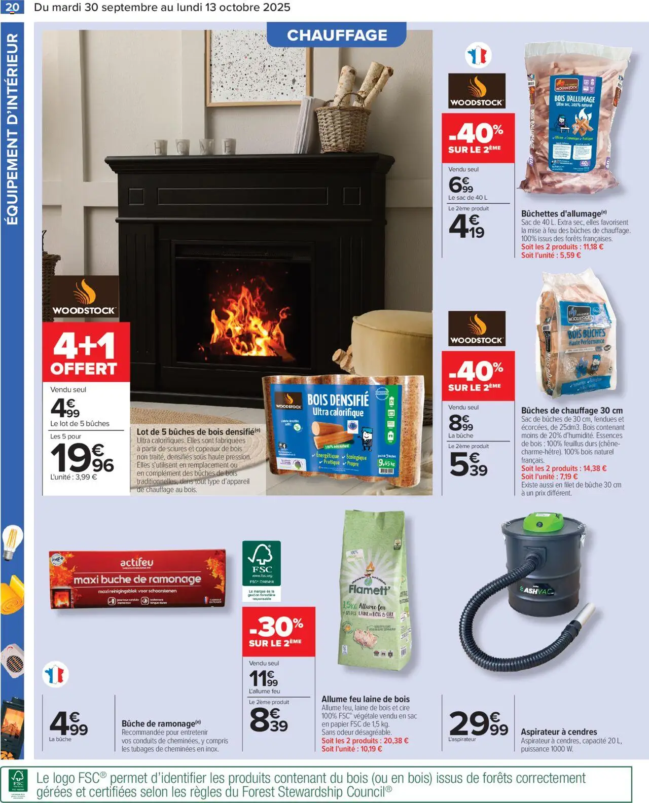  | Page: 22 | Produits: Cire, Allume feu, Sac, Aspirateur
