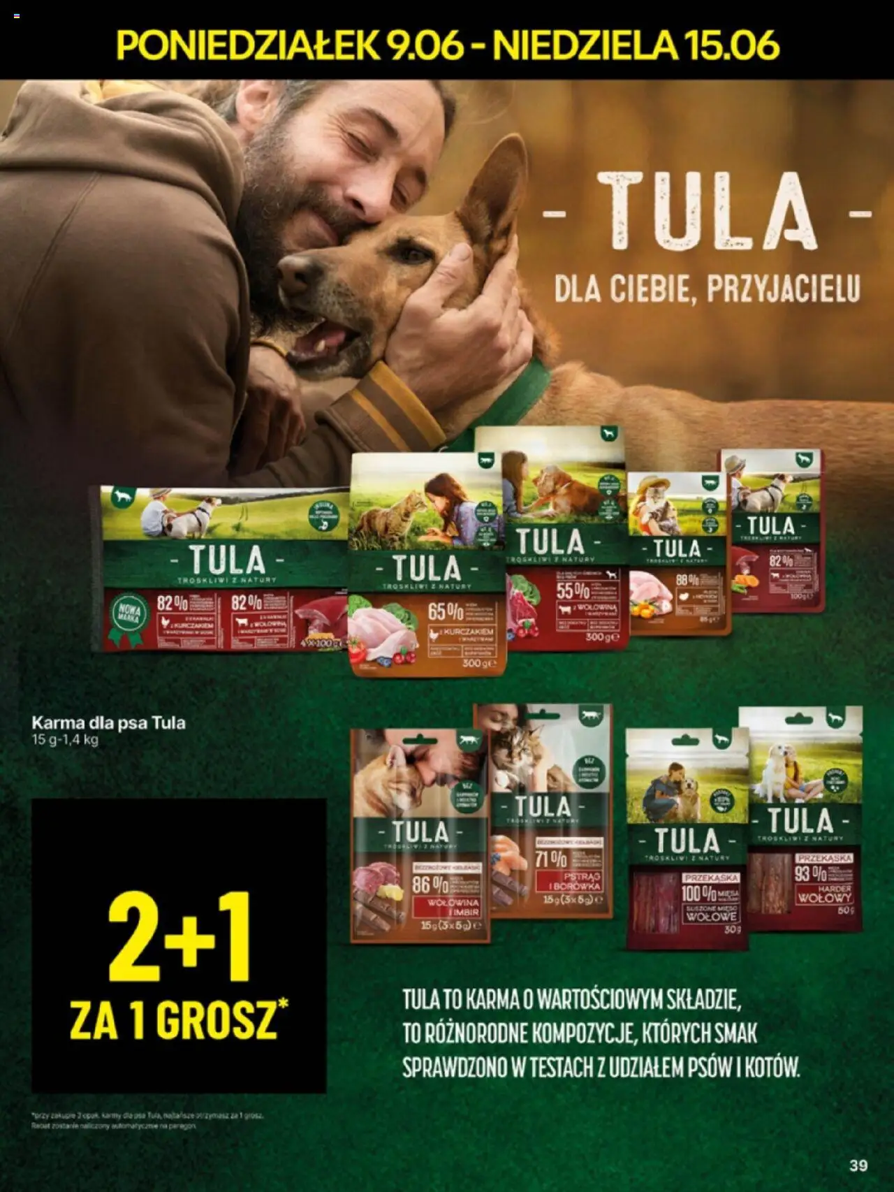 Delikatesy Centrum Gazetka - Sklepy Własne od 09.06.2025 | Strona: 39 | Produkty: Imbir, Mięso, Pstrąg, Karma dla psa