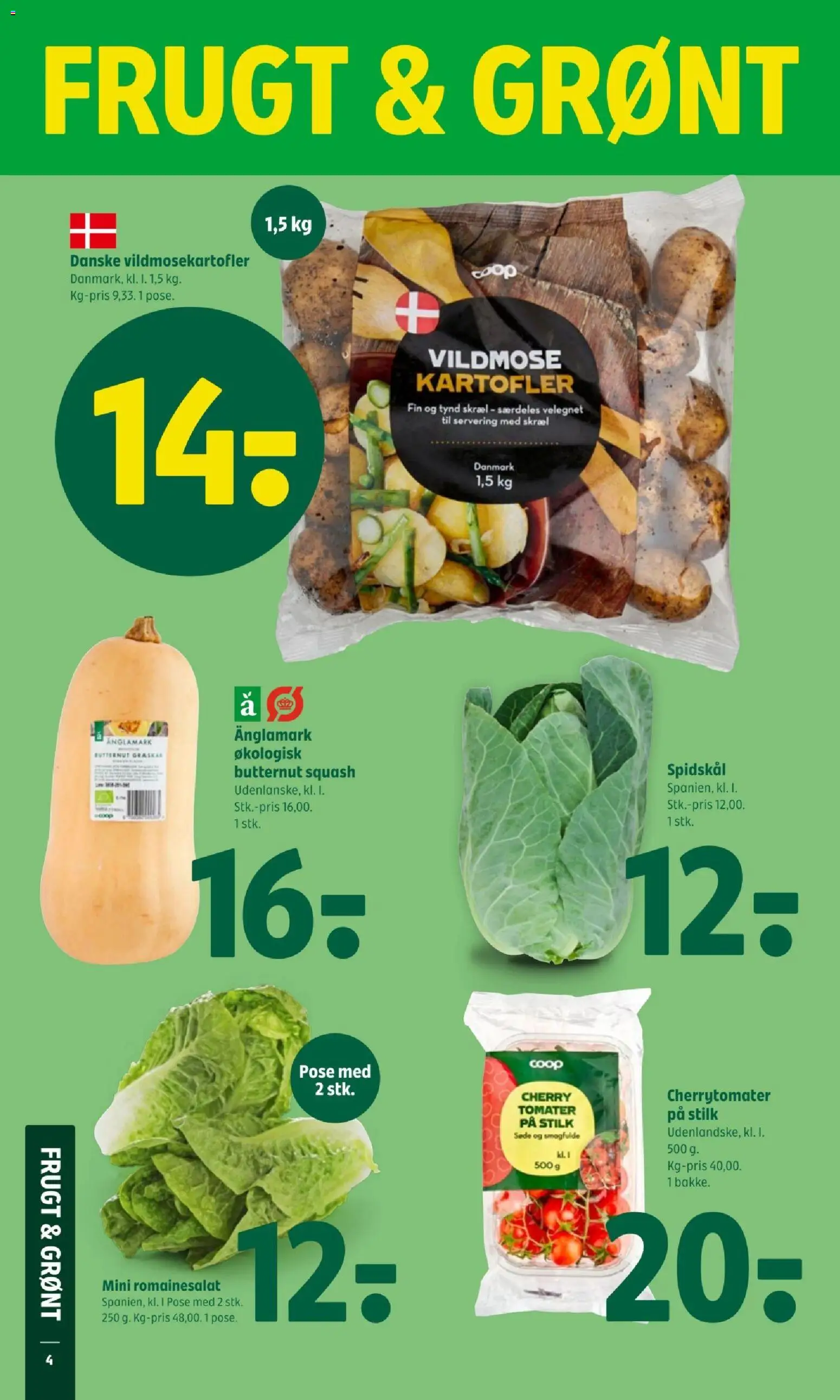 Coop 365 tilbudsavis – gyldig fra 15.01.2026 | Side: 6 | Produkter: Tomater, Kartofler, Cherry, Spidskål
