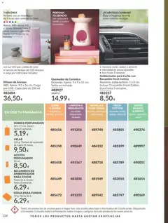 Vista previa Catálogo AVON campaña 3 válido desde el 01.03.2026 | Página: 152 | Productos: Fragancia, Aceite, USB, Quemador