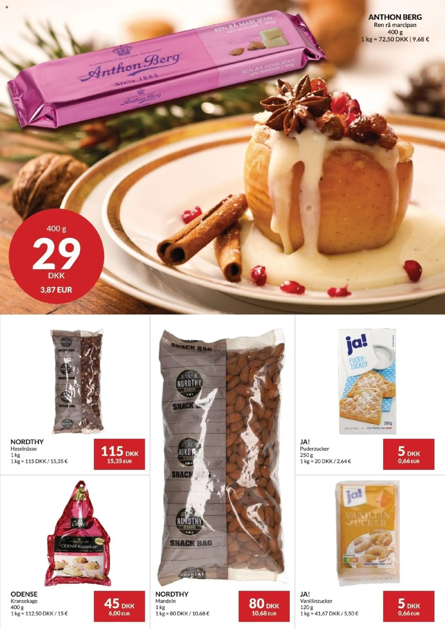 Nielsen Discount tilbudsavis – gyldig fra 30.10.2025 | Side: 17 | Produkter: Mandler, Marcipan