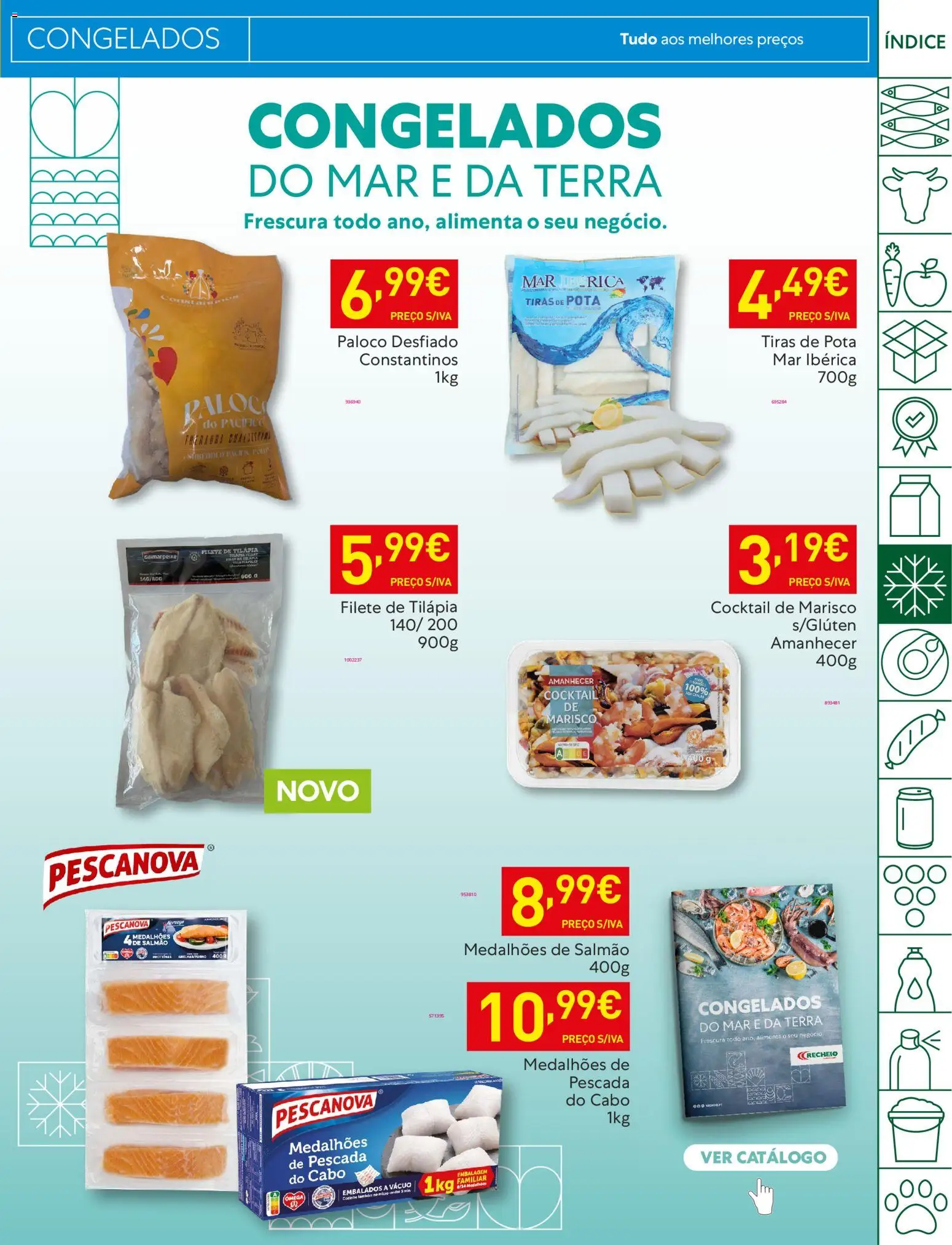 Recheio folheto │ válido de 13.01.2026 | Página: 17 | Produtos: Cabo, Pescada, Salmão