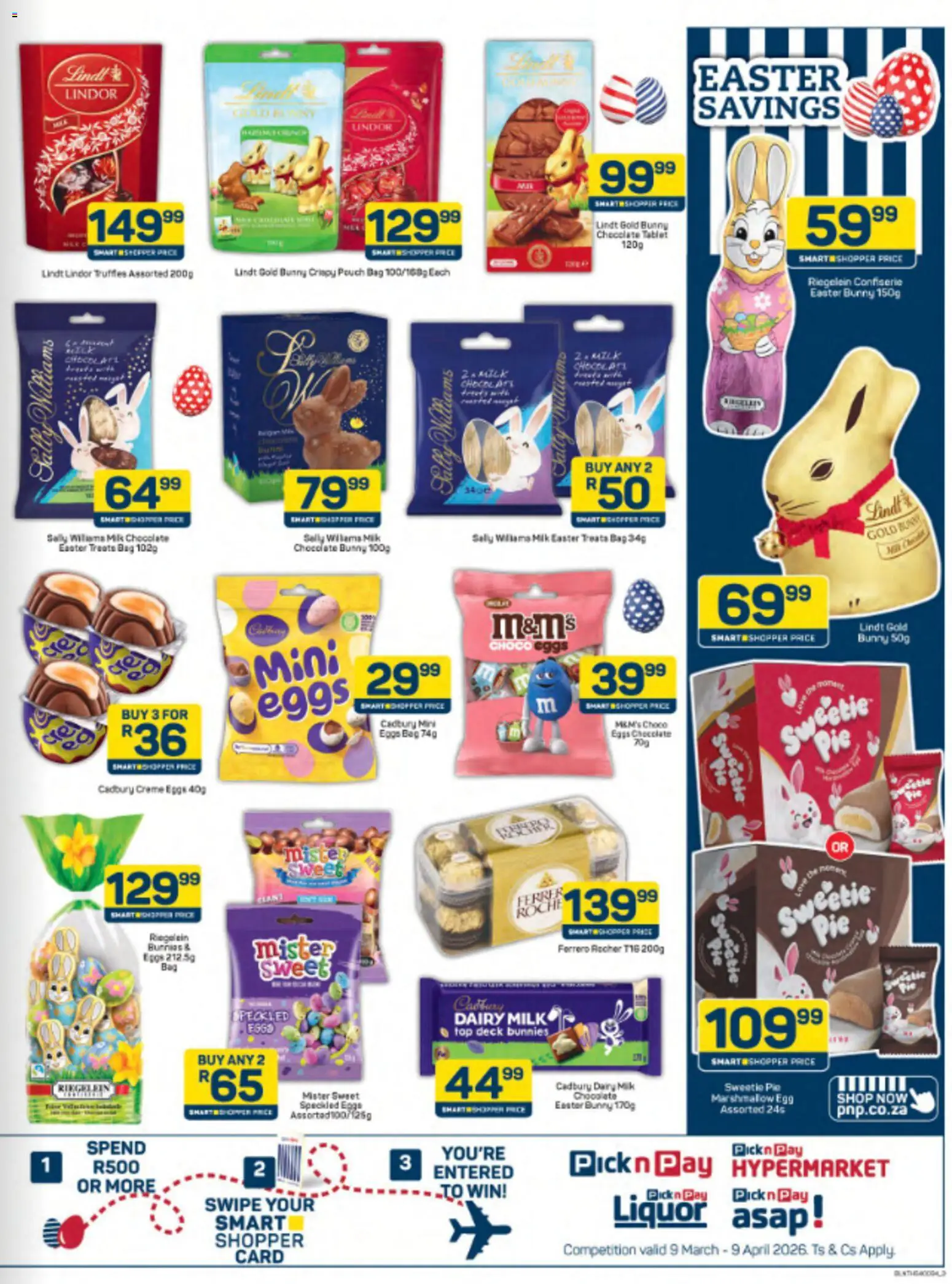 New Pick n Pay catalogue – valid from 09.03.2026 | Page: 3 | Products: Bag, Art, Milk, Chocolate