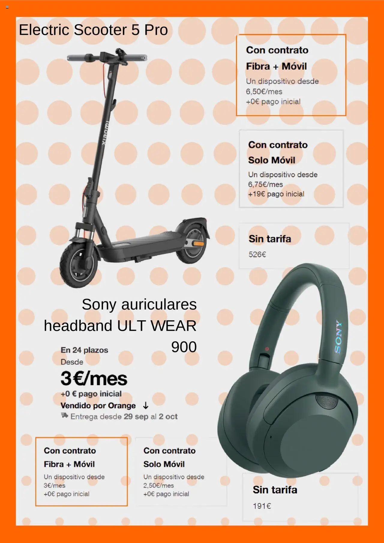 Orange ofertas │ válido desde el 25.09.2025 | Página: 5 | Productos: Auriculares