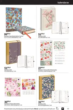 Pogląd oferty "Empik Black Friday" - ważna od 29.10.2025 | Strona: 97 | Produkty: Kalendarz, Kwiaty