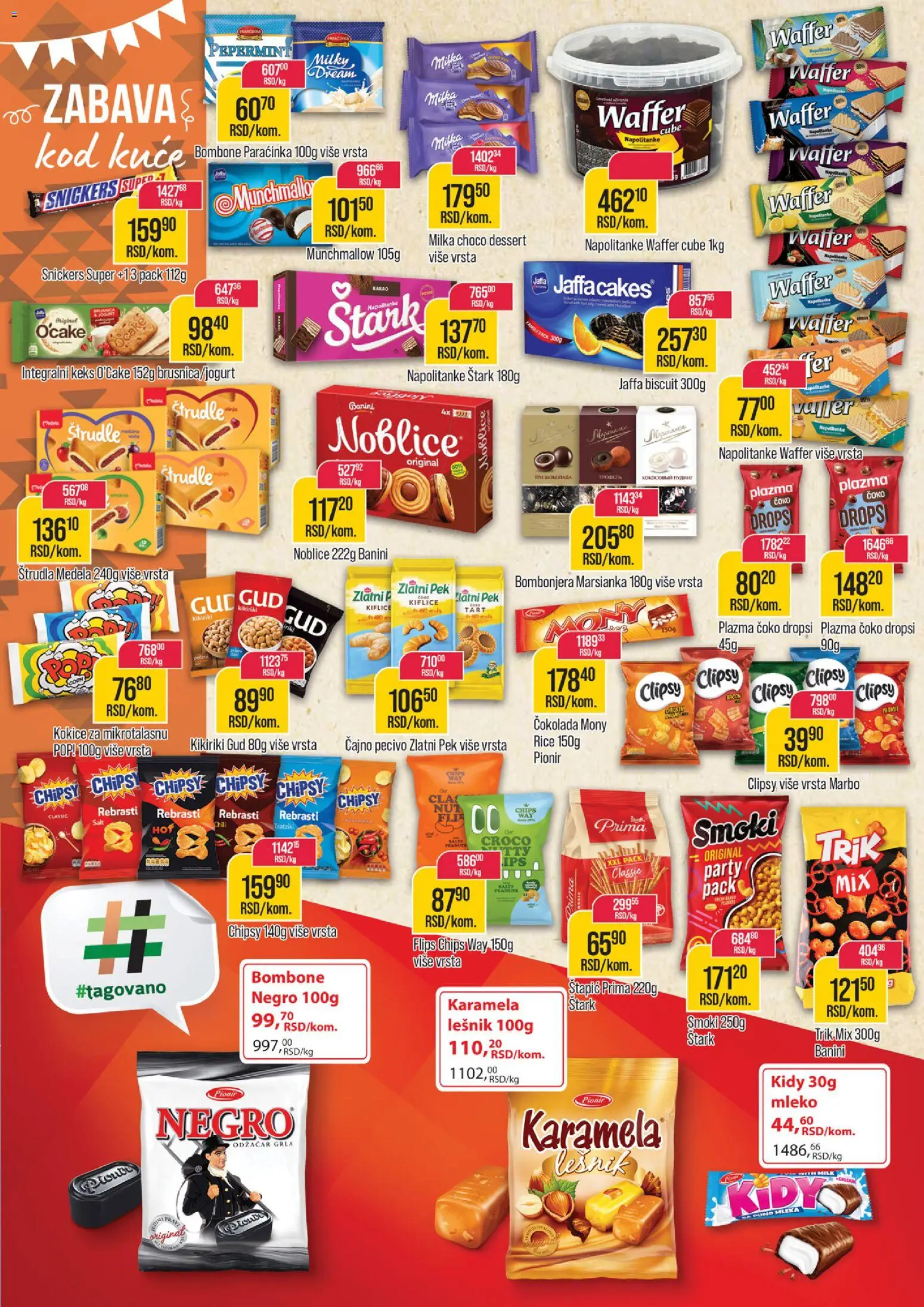 Zlatan Trag katalog - važi od 05.11.2025 | Strana: 8 | Proizvode: Keks, Noblice, Pecivo, Napolitanke