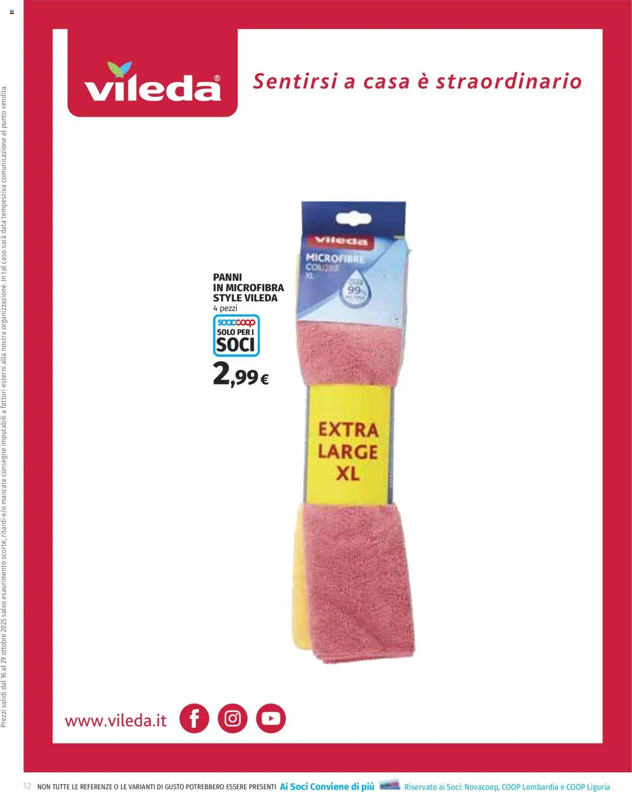 Volantino COOP del 16.10.2025 | Pagina: 12 | Prodotti: Data