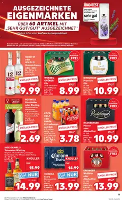 OUZO 12 oder GOLD 12 Anisspirituose oder -likör, 36 - 38 Vol. % je 0,7-I-FI. – gültig ab 18.09.2025 | Seite: 11 | Produkte: Fanta, Cola, Rotwein, Likör