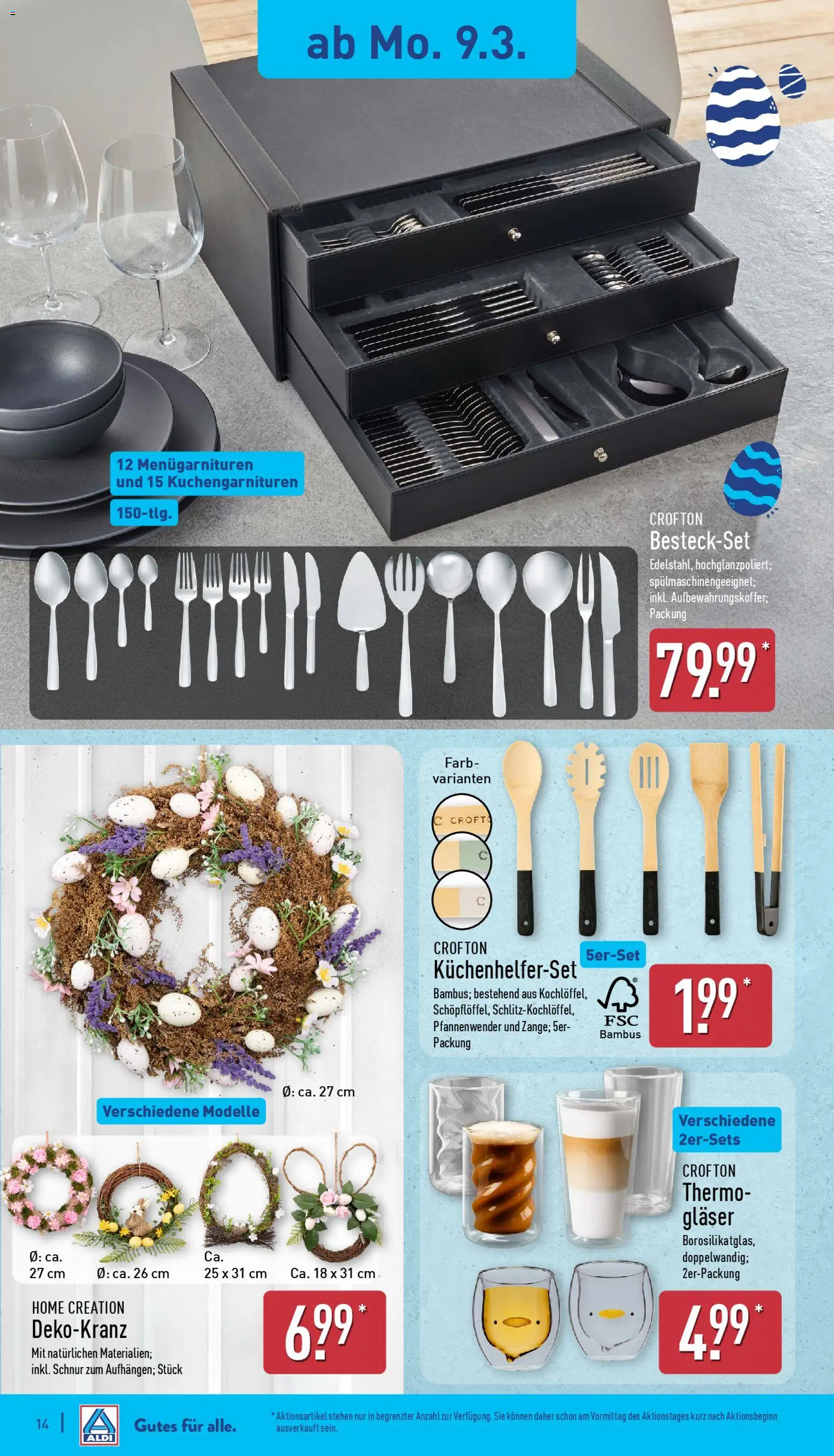 Aldi Prospekt 	 – gültig ab 09.03.2026 | Seite: 15 | Produkte: Home creation