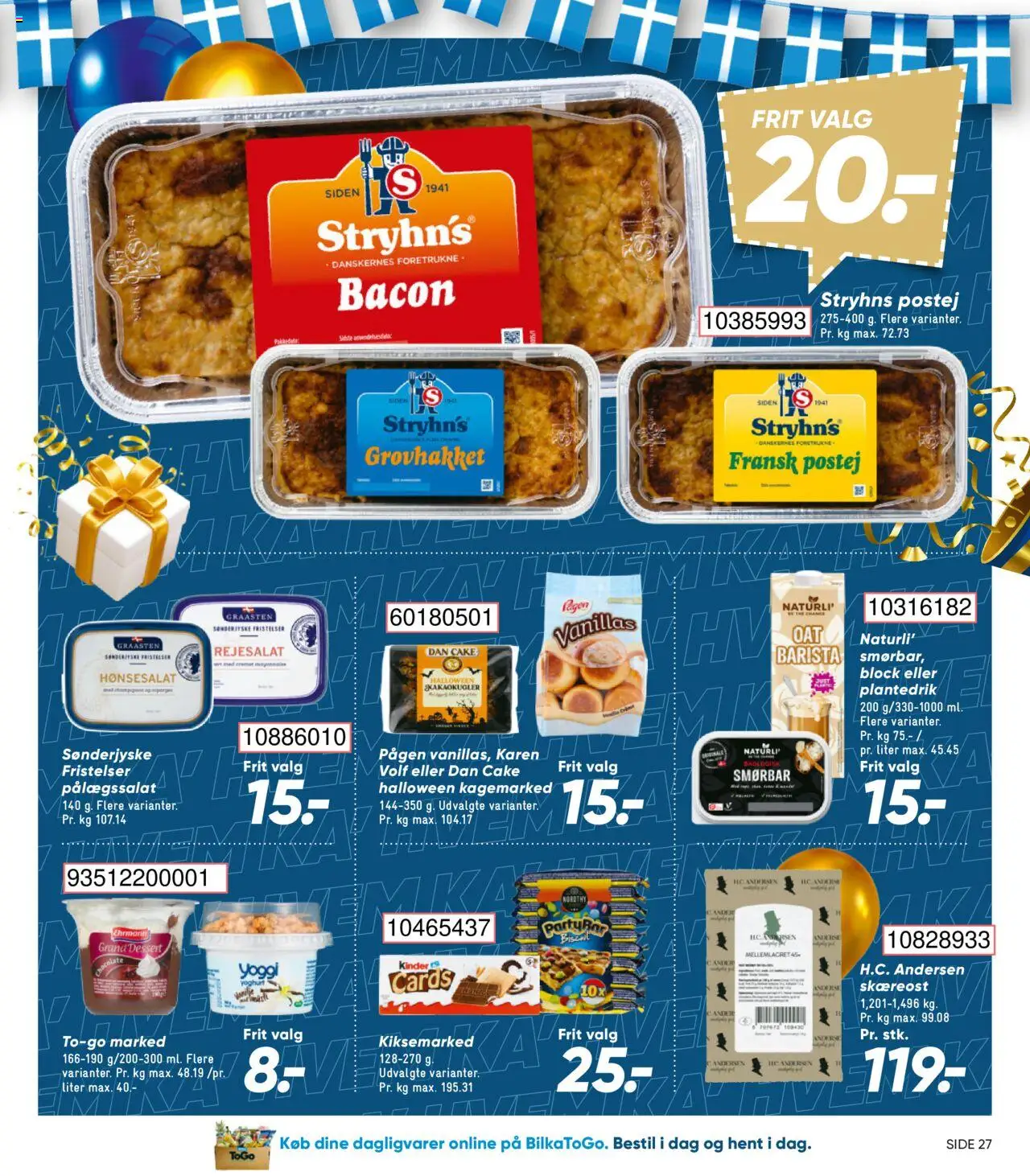 Bilka tilbudsavis – gyldig fra 03.10.2025 | Side: 33 | Produkter: Champignon, Bacon, Asparges