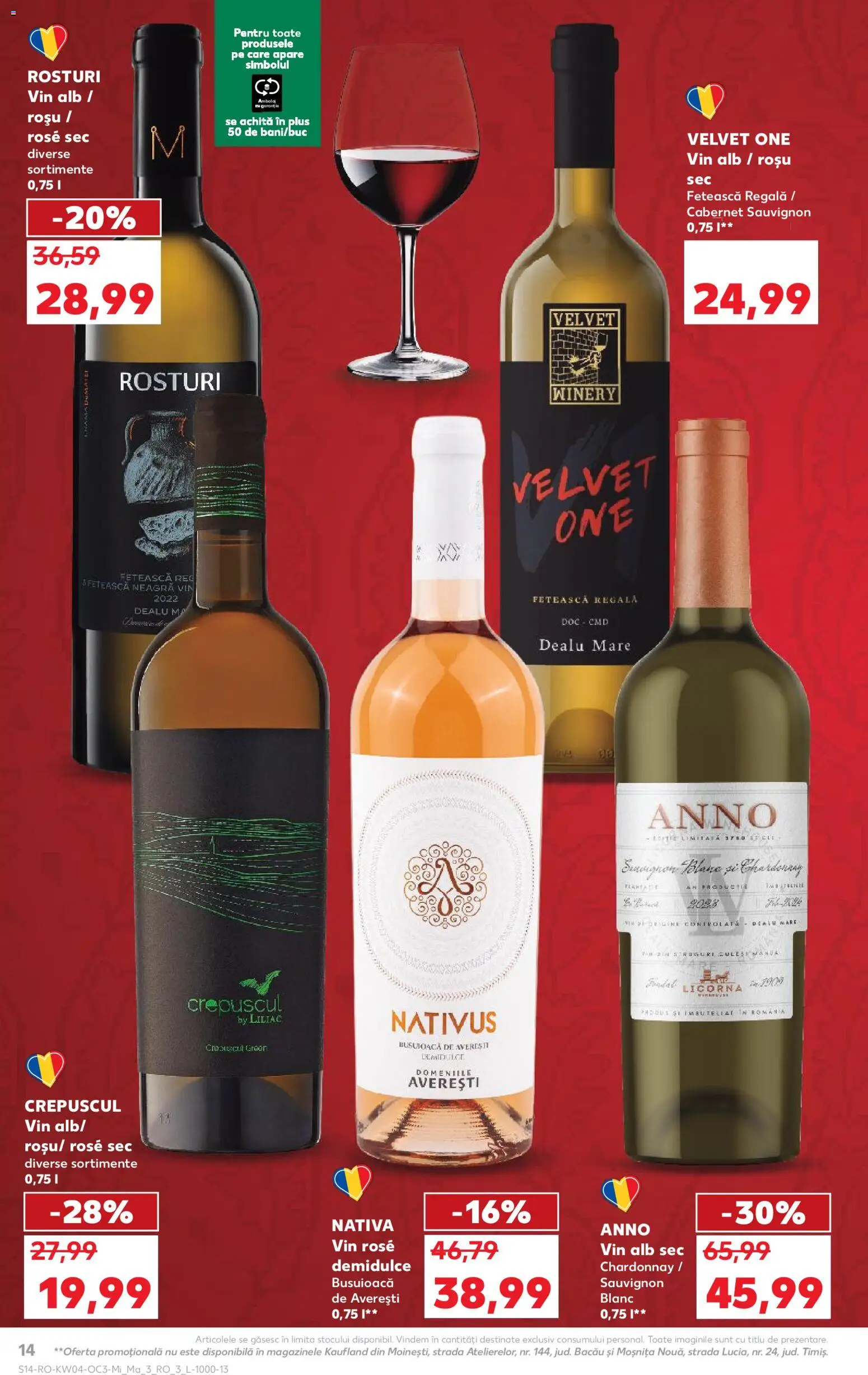 Noul catalog Kaufland – valabil de la 21.01.2026 | Pagină: 14 | Produse: Vin
