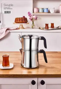 04.09.2025 tarihinden itibaren geçerli olan Karaca kataloğu önizlemesi | Sayfa: 89 | Ürünler: Çaydanlık