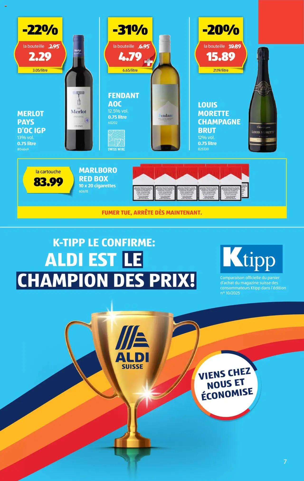 Aldi Prospectus ab 14.08.2025 | Seite: 7 | Produkte: Box, Merlot