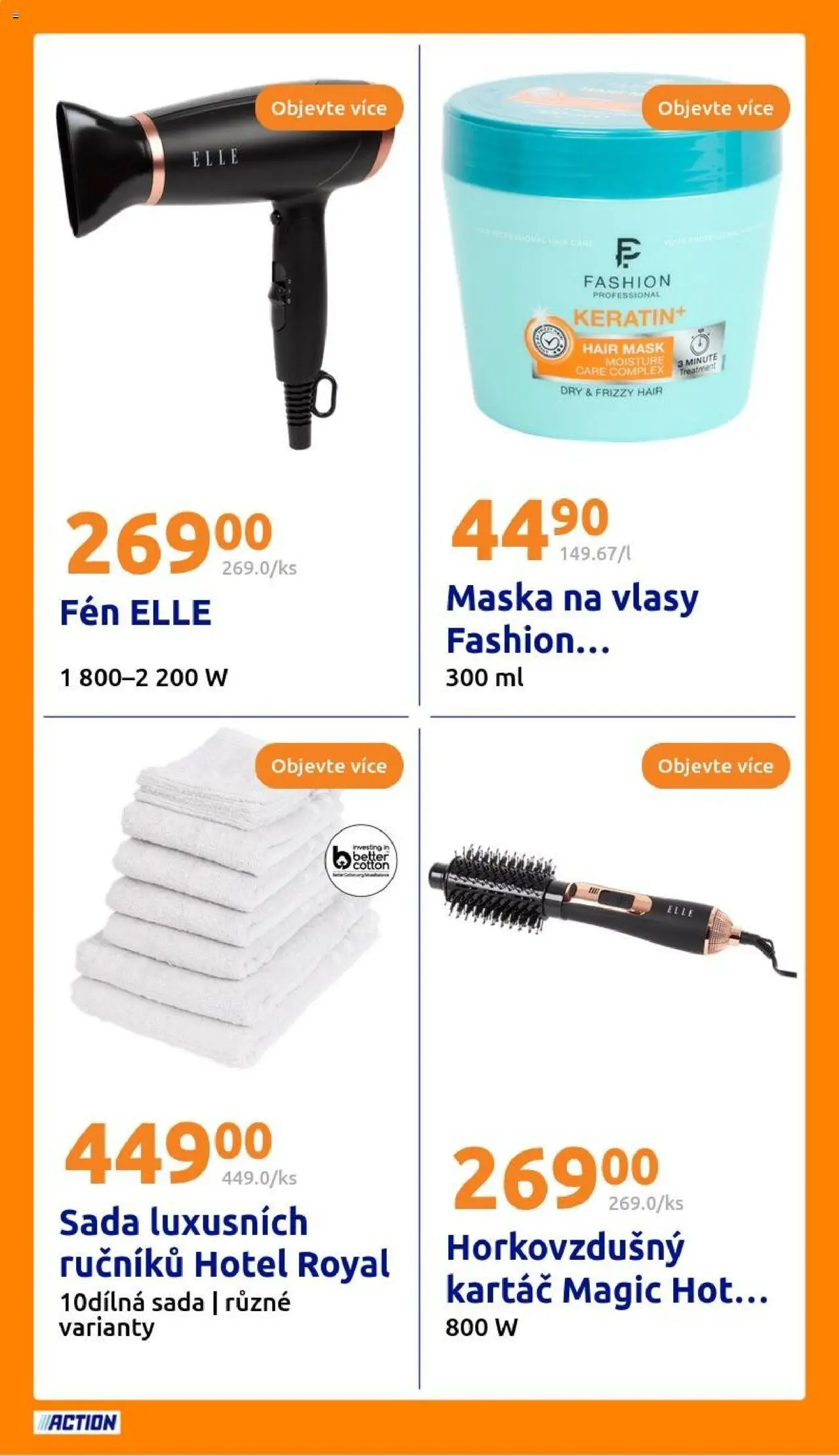 Action leták od 11.06.2025 | Strana: 24 | Produkty: Fén, Maska na vlasy, Kartáč, Maska