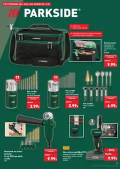 Kaufland katalog | vrijedi od 20.08.2025 | Stranica: 21 | Proizvodi: Svjetiljka, Torba, Parkside
