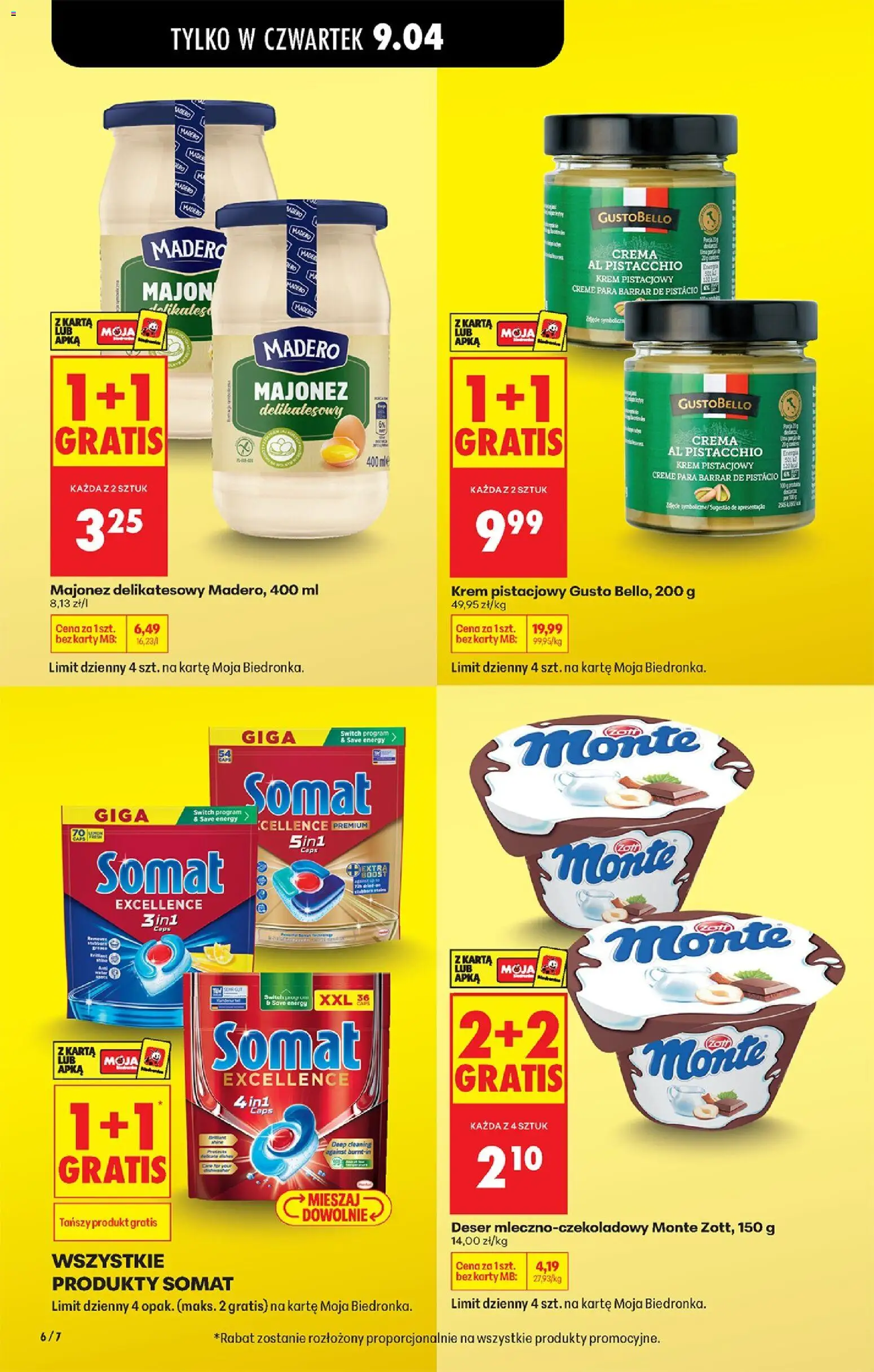 Biedronka Polsko leták - Codziennie niskie ceny od 09.04.2026 | Strana: 10 | Produkty: Krém, Crema, Karty, Somat