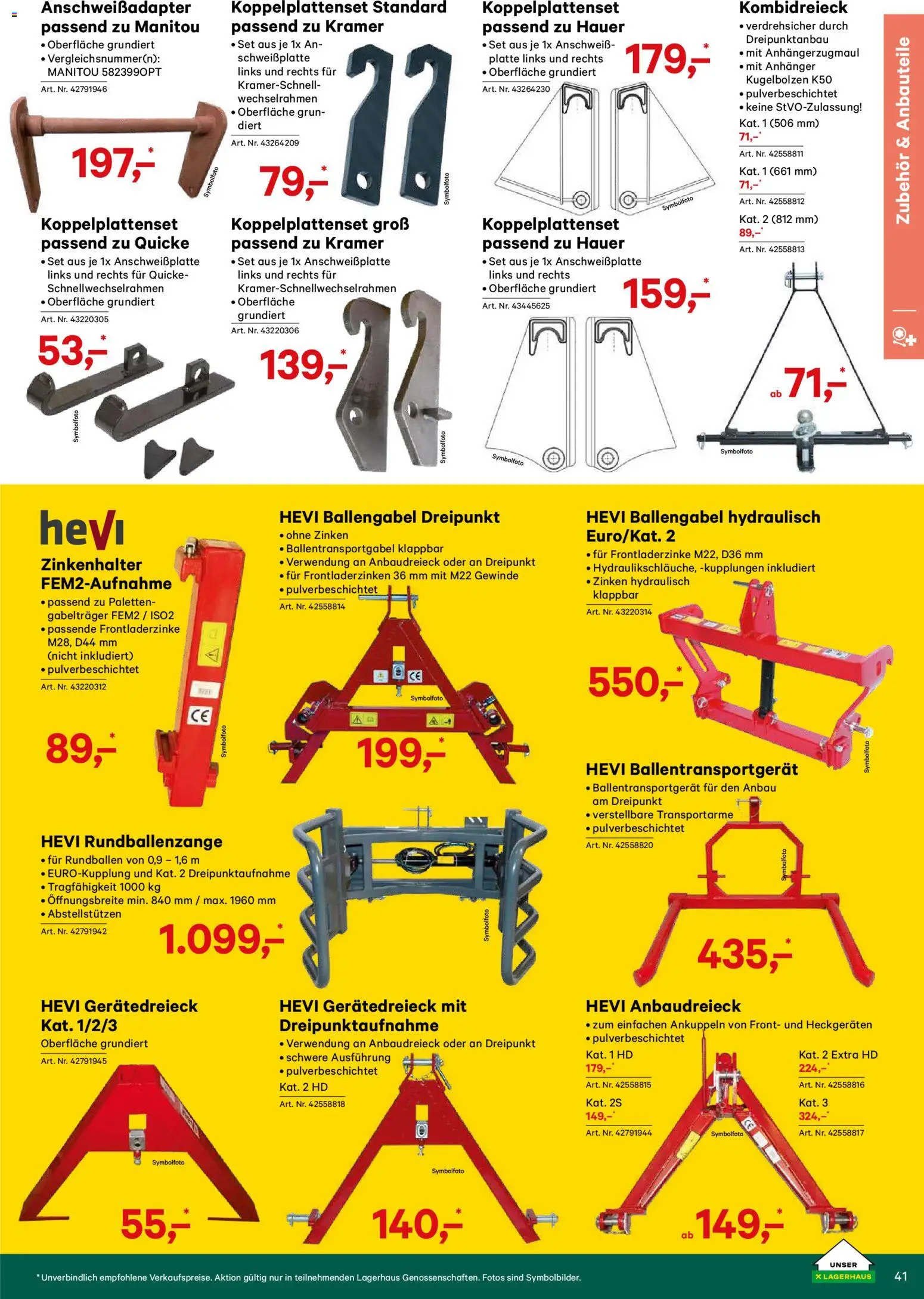 Lagerhaus Verschleißteile & Zubehör gültig ab 01.01.2026 | Seite: 41
