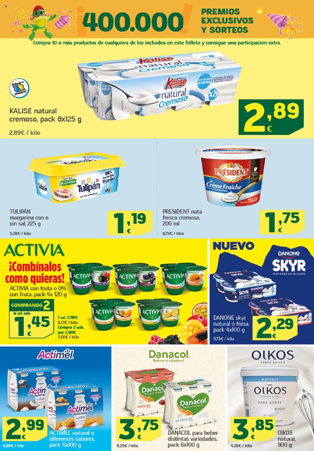 HiperDino folleto │ válido desde el 09.10.2025 | Página: 13 | Productos: Παγκάκι, Yogur, Μαγειρική εστία, Margarina