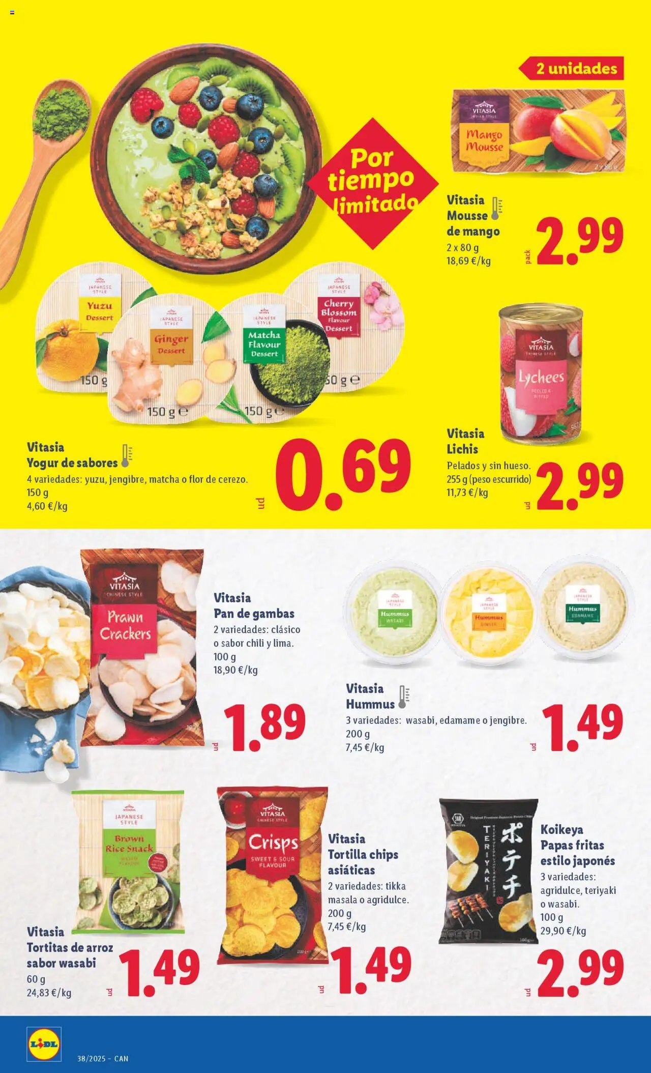 Lidl - Canarias  │ válido desde el 15.09.2025 | Página: 28 | Productos: Mousse, Papas fritas, Peso, Ρούτερ