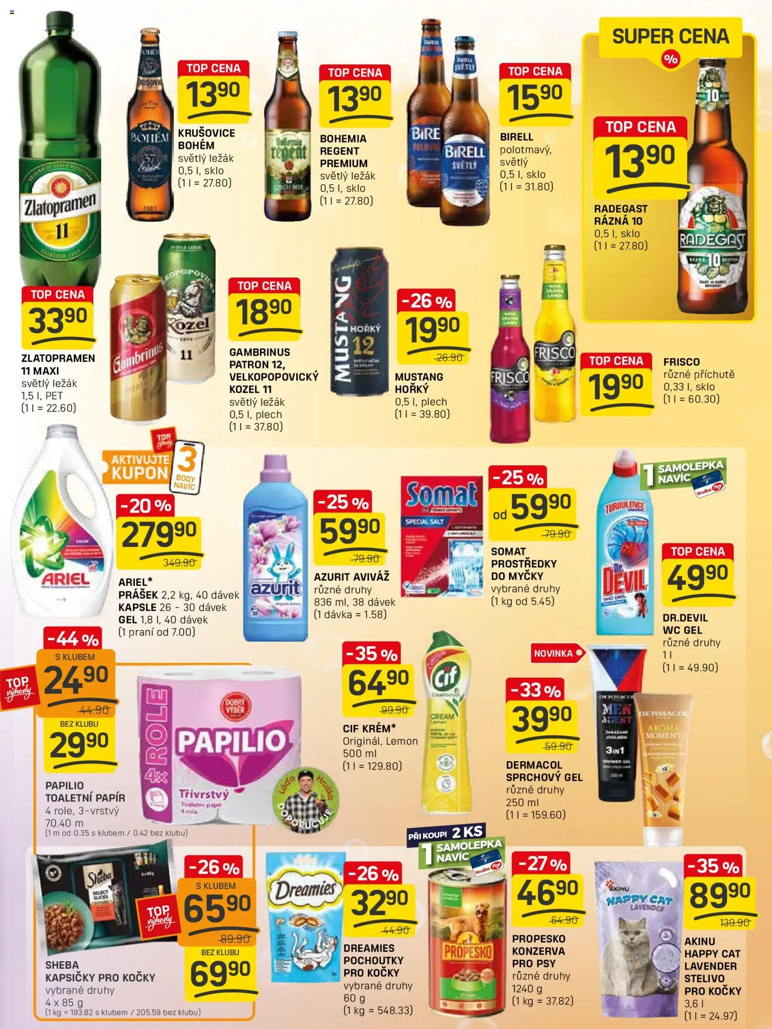 Flop leták - FlopTop od 29.10.2025 | Strana: 11 | Produkty: Toaletní papír, Kozel, Kozel 11, Body