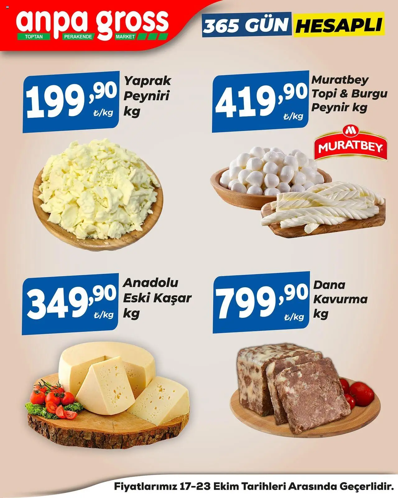 Anpa Gross Katalog - 17.10.2025 tarihinden itibaren geçerlidir | Sayfa: 2 | Ürünler: Peynir