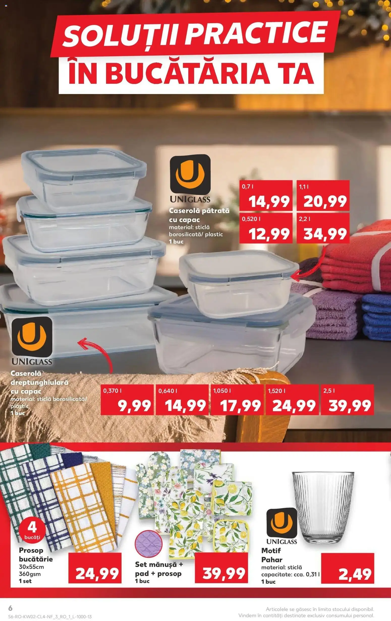 Noul catalog Kaufland – valabil de la 07.01.2026 | Pagină: 6 | Produse: Bucătărie