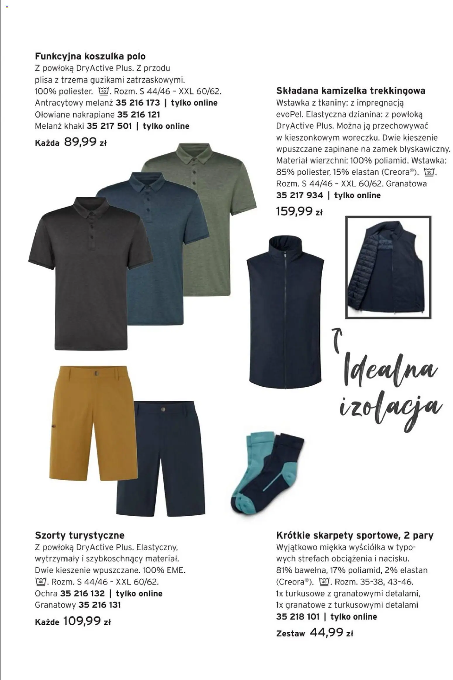 Tchibo promocje od 14.04.2026 | Strona: 10 | Produkty: Szorty, Kamizelka, Skarpety