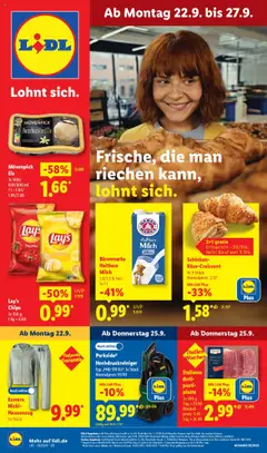 Lidl Prospekt 	 ab 22.09.2025 gültig