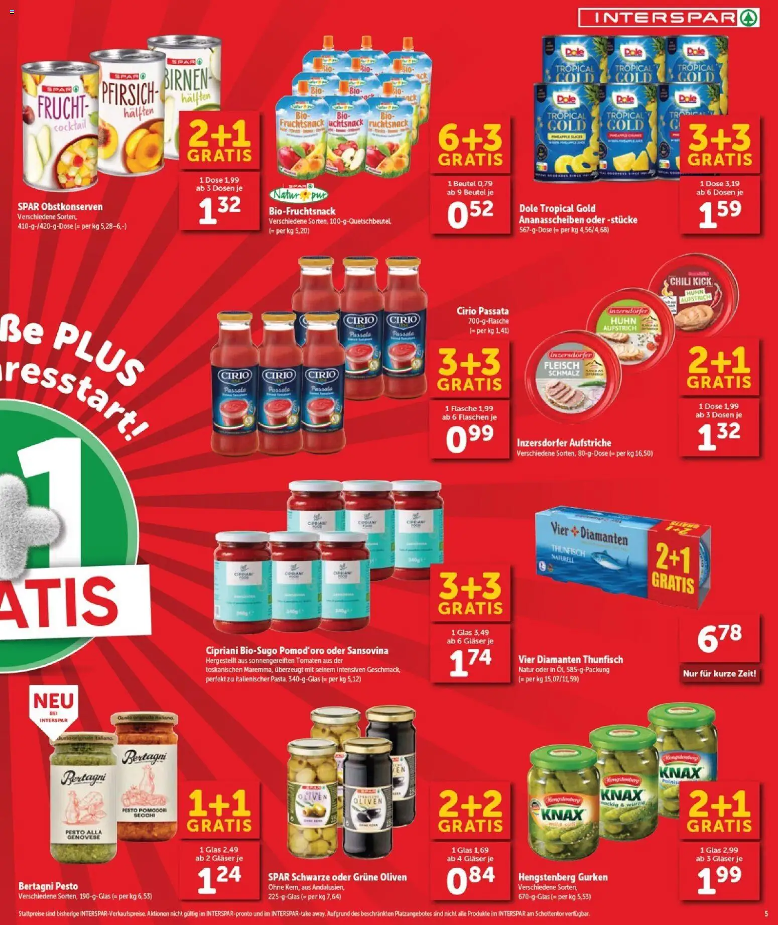 Interspar Flugblatt - Burgenland gültig ab 22.01.2026 | Seite: 5 | Produkte: Gurken, Dolce gusto kapszula, Szeder, Tomaten