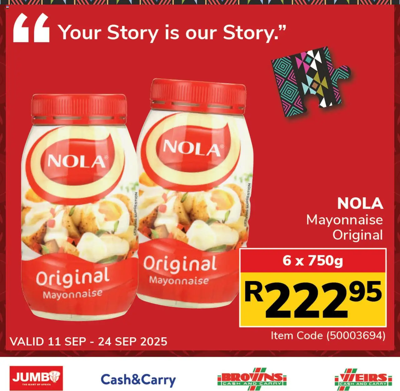 New Jumbo catalogue – valid from 11.09.2025 | Page: 1 | Products: Mayonnaise