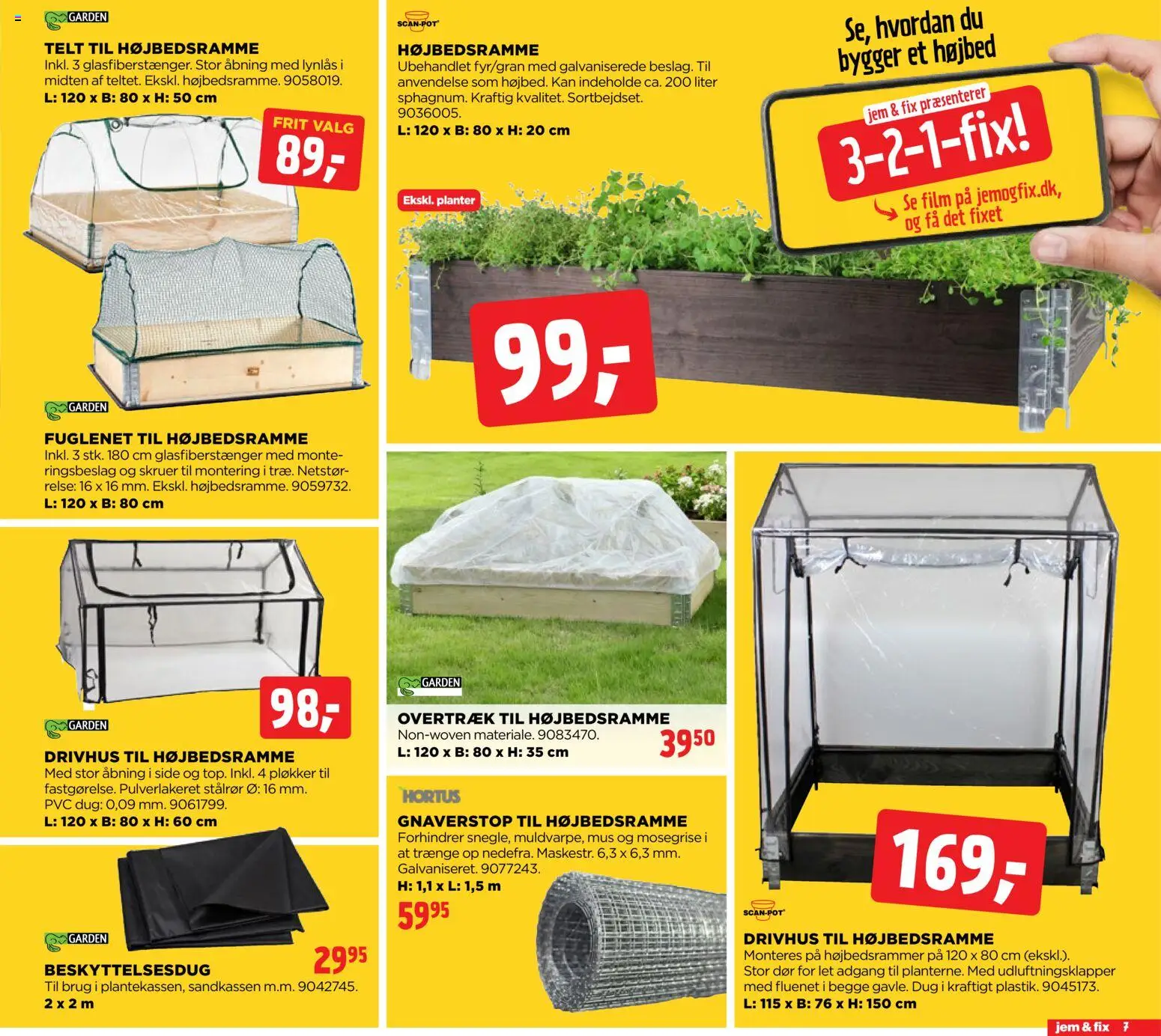 Jem & fix tilbudsavis – gyldig fra 22.03.2026 | Side: 7 | Produkter: Mus, Søm