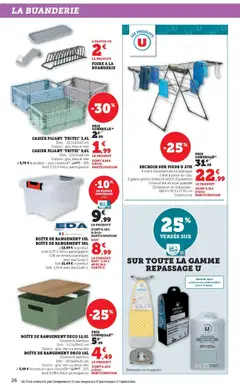 Hyper U - Prévisualisation de Hyper U - La maison à prix bas valide à partir de 03.02.2026 | Page: 26 | Produits: Séchoir, Porte, Boîte de rangement