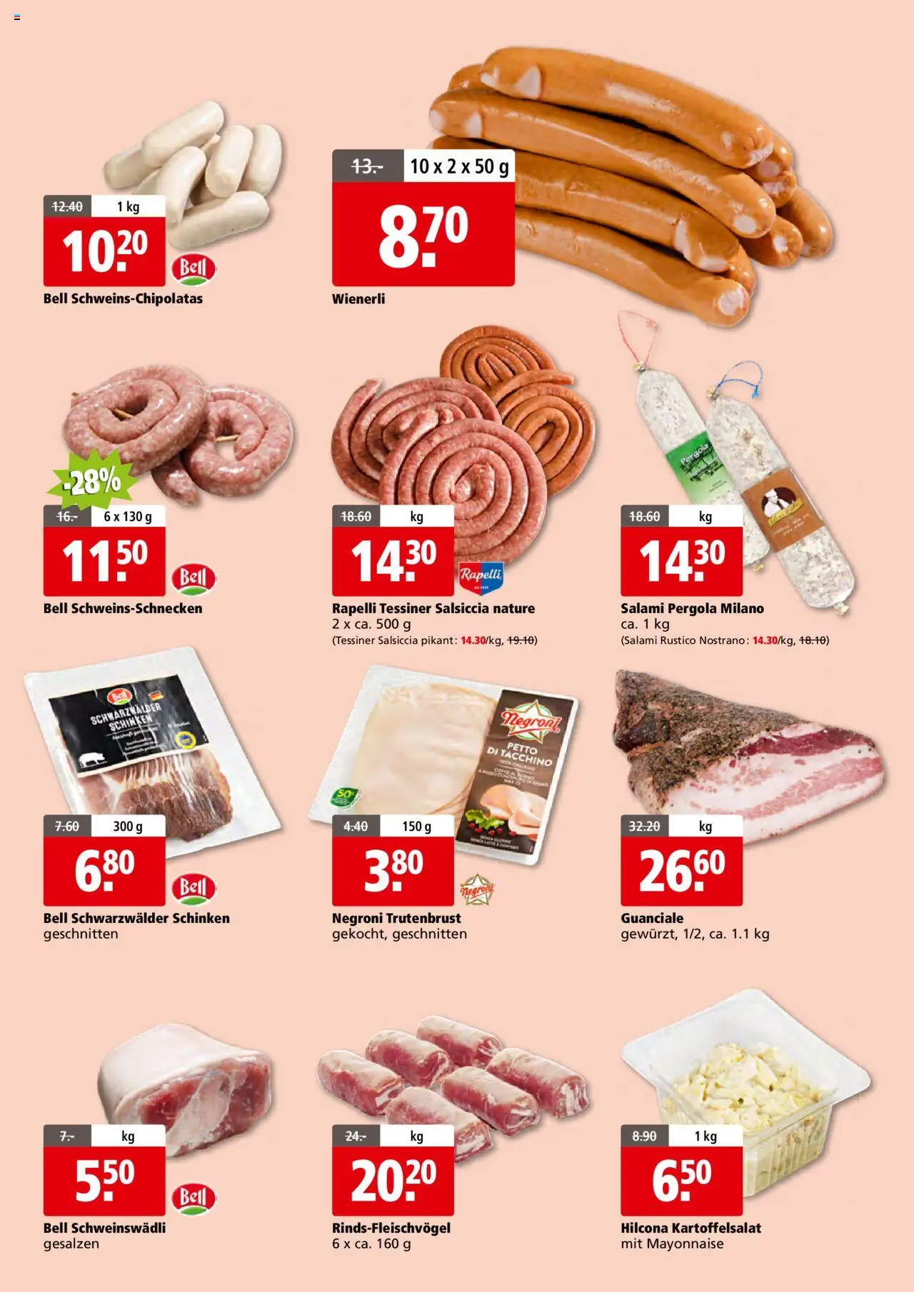 Aligro Aktionen Gourmetkunden ab 25.08.2025 | Seite: 3 | Produkte: Salami, Schinken, Mayonnaise