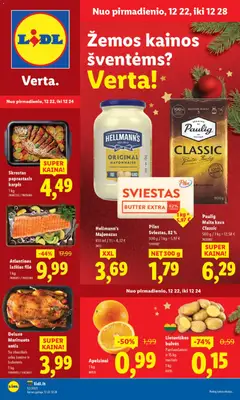 LIDL leidinys galioja nuo 22.12.2025