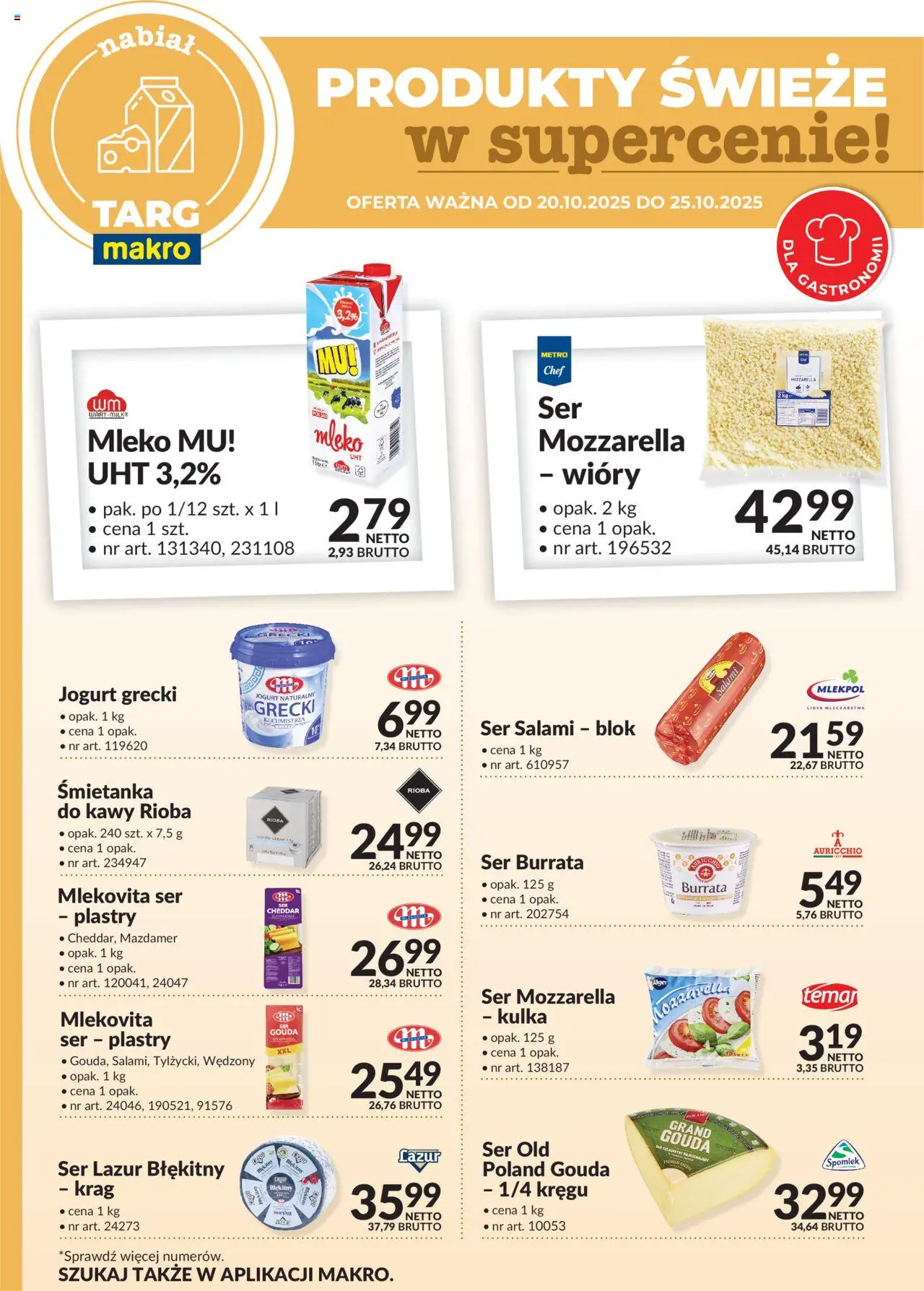 Makro Gazetka - Produkty świeże w supercenie od 20.10.2025 | Strona: 3