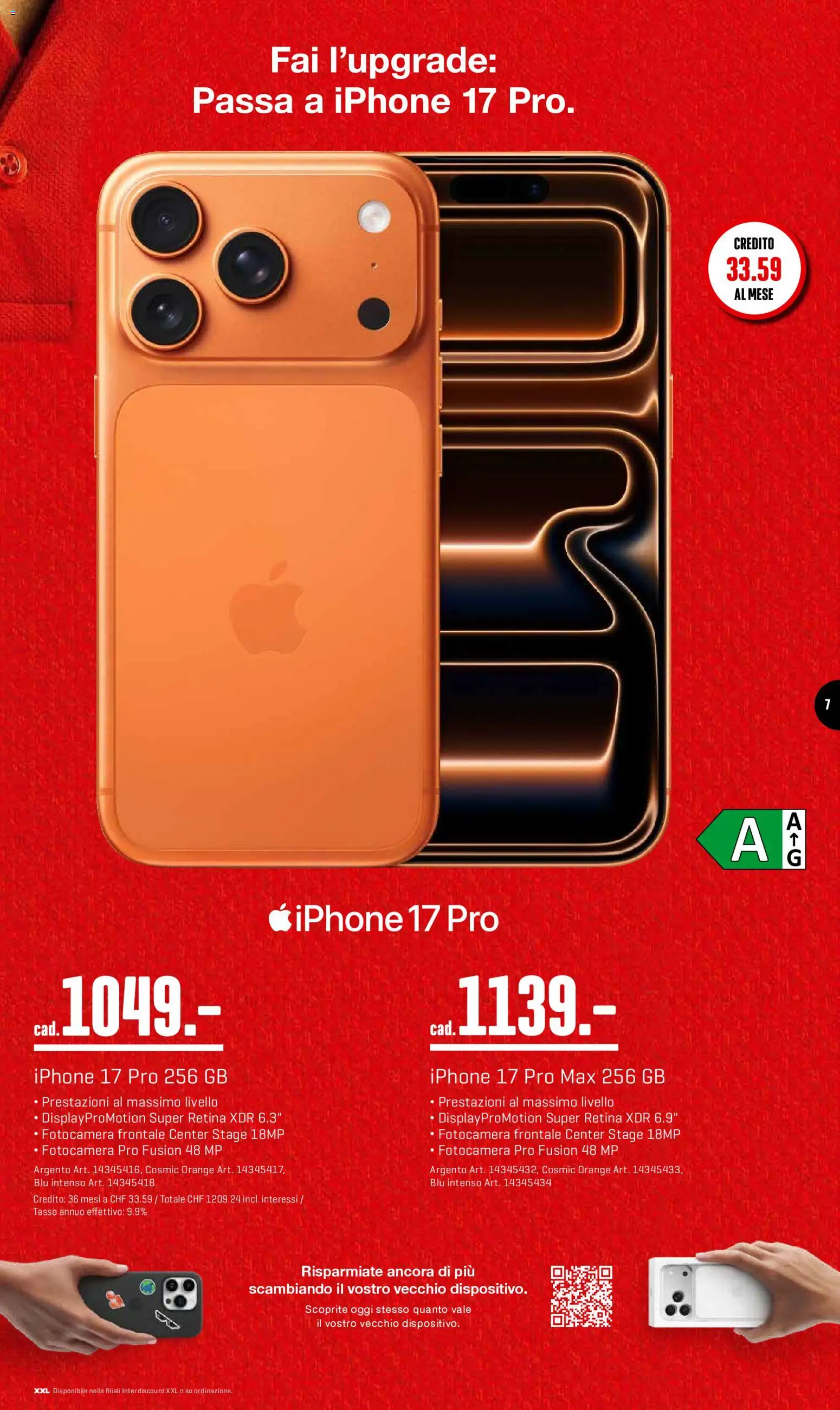 Interdiscount Aktionen IT – gültig ab 26.01.2026 | Seite: 7 | Produkte: Iphone