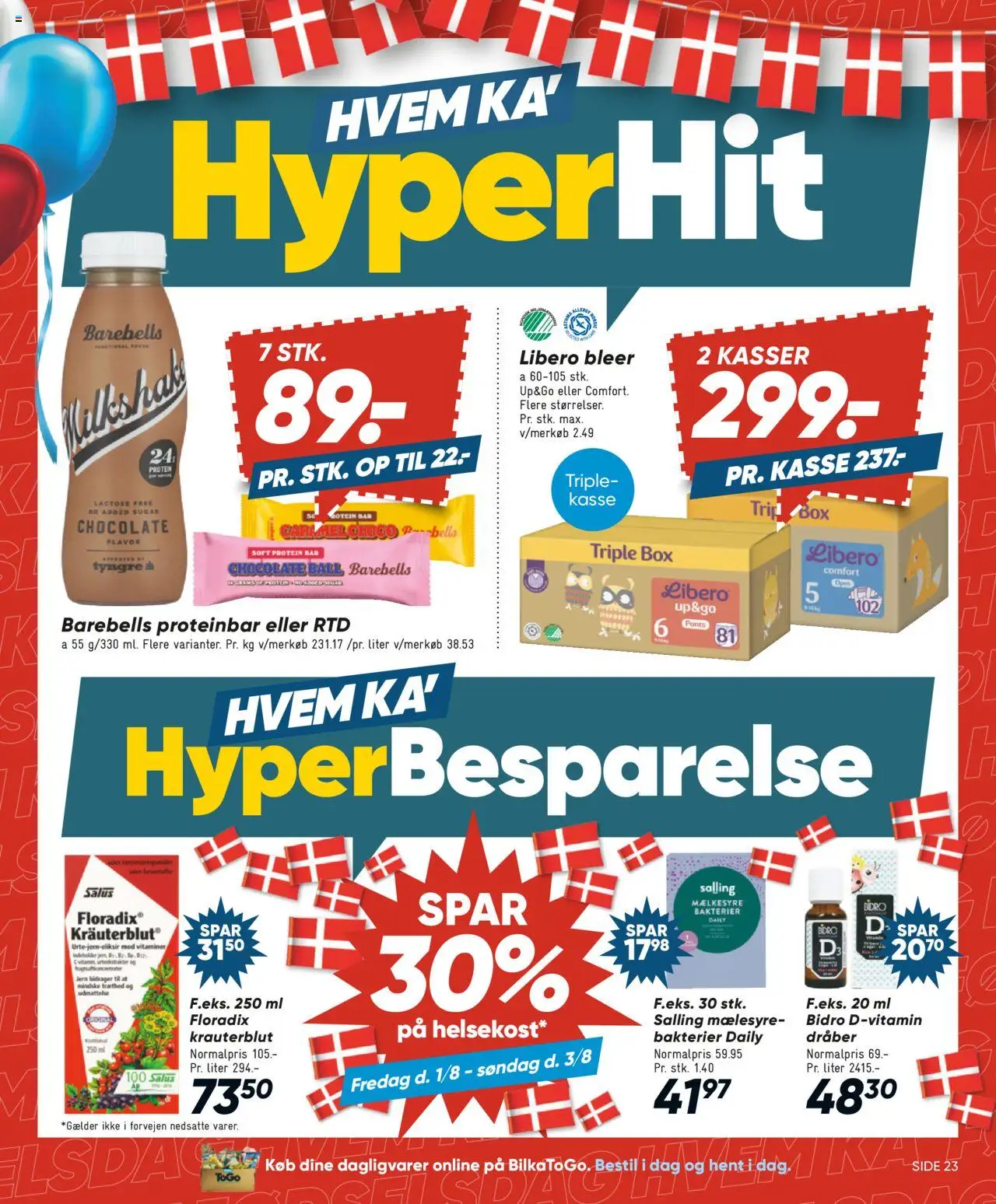 Bilka Tilbudsavis gyldig fra 01.08.2025 | Side: 23
