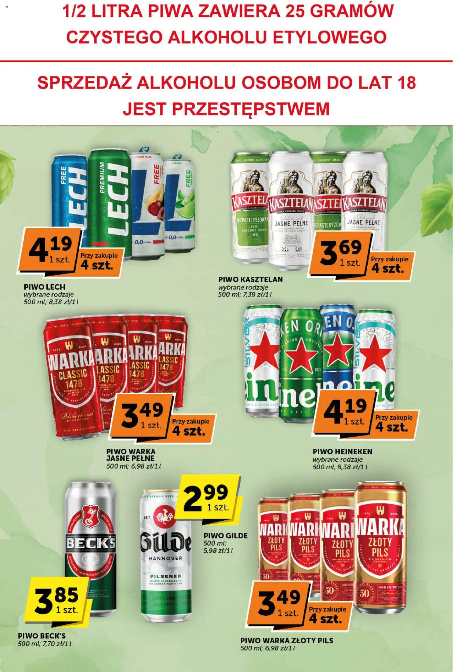 ABC Gazetka - Katalog od 27.12.2025 | Strona: 27 | Produkty: Warka, Piwo Warka, Piwo, Heineken