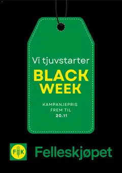 Forhåndsvisning av Felleskjøpet - Black Friday gyldig fra 12.11.2025