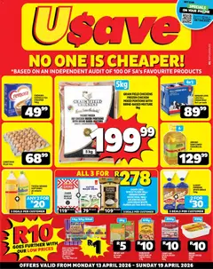 Usave specials catalogue – valid from 13.04.2026