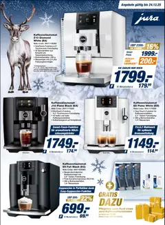 Expert Weihnachts sparen No. 2 ab 15.12.2025 gültig | Seite: 3 | Produkte: Jura, Milch, Kaffeevollautomat